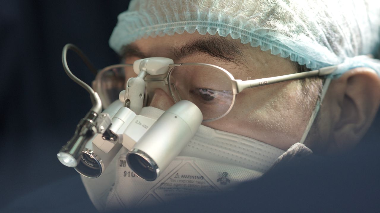 Patient learning about cataract surgery in South Africa