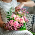 Sympathy flowers arranged to express condolences and support