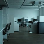 IT specialist reviewing cybersecurity risks and business technology systems